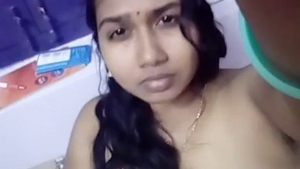 Stunning girlfriend indulges in self-pleasure with her fingers in her anus and vagina