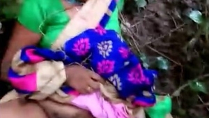 Indian women caught outdoors with black lover