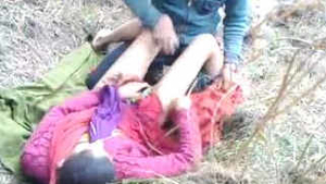 A driver engages in sexual activity with a professional woman in a public green space