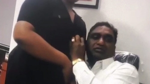 Office romance: Boss and secretary caught on camera