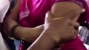 Groping Indian Lady On A Train Public