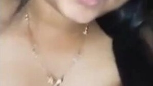 A wife who is a fan of BDSM moans while riding and having intercourse with her partner