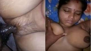 Desi wife Budi gets her breasts busted and takes it hard in the ass