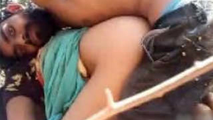 Outdoor Desi couple engages in passionate lovemaking