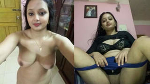 Indian beauty flaunts her naked body in a seductive display