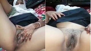 A horny woman shows off her pussy and ass in a steamy video