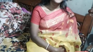 Arousing nighttime encounter with a Bengali farmwife giving oral and engaging in intercourse