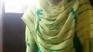 Bangladeshi woman proudly displays her large breasts