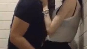 A romantic encounter in the restroom of a fast food restaurant