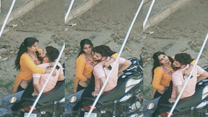 Rustic couple enjoys outdoor sex in nature