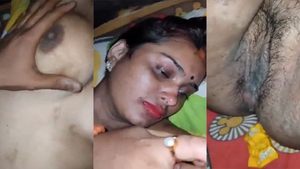 Bangla whore gets naked for her client in a village setting