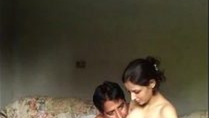 Hot Indian bhabhi gets covered in cum after a steamy sex session
