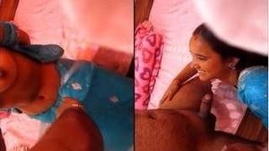 Indian bhabhi enjoys a blowjob and gets ready for sex