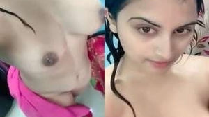 Hot model Gunjan Aras flaunts her breasts and intimate area