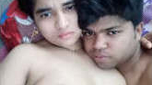 A village belle's small vagina is widened by a large penis