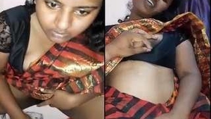 Horny wife gets rid of husband's cock by pressing her breasts against it