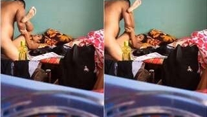 A stunning girl giving oral and having sex