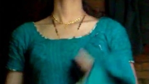 A youthful woman undresses and playfully entices in a rural setting