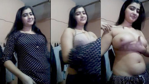 Pakistani beauty reveals her breasts and intimate parts