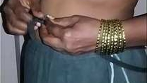 Indian village aunt exposes her breasts and vagina