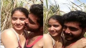 Sensual Indian babe gives a blowjob to her partner
