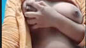 Beautiful Indian woman flaunts her breasts