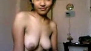 College student Desi and her boyfriend have a steamy hotel hookup