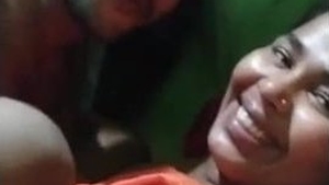 Stunning South Asian couple discovered engaging in sexual activity
