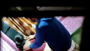 Couple gets caught in the act by neighbor in intense doggy-style session