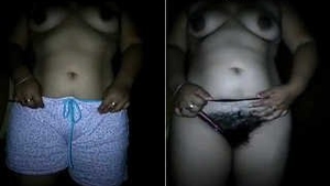 Busty MILF flaunts her body and plays with herself