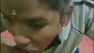 An Indian woman pleases her partners with a sensual oral sex act