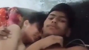 Amateur couple gets caught having sex in Hindi-speaking village