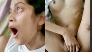Brunette South Indian babe gets fucked hard and deep