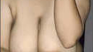 A sensual blowjob from a busty Indian girl