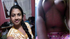 Desi babe with a stunning face entices perverted porn fans with her naughty side