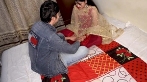 Desi couple's first night of role play in HD