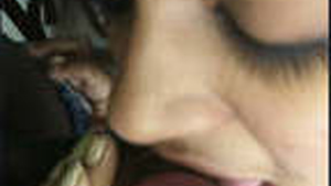 Indian college girl's intense encounter on the stairs with cumshot