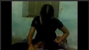 A Desi girlfriend with large breasts has her tight opening compressed