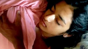 Beautiful young woman dreaming with her brother's big cock