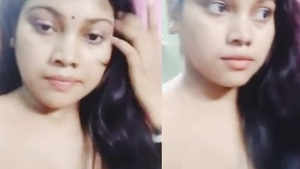 Boudi flaunts her new boobs in a seductive video