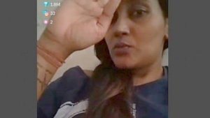 Lovina Singh's big boobs and pussy on display in a live performance