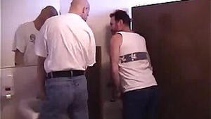 Beefy Bears Restroom Blowjob