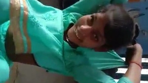 Shy girl gets her pussy licked and fingered by lover in village video