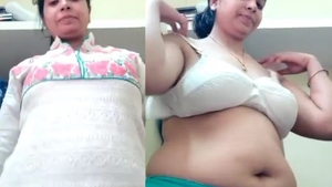 A married woman flaunts her naked body in front of her boyfriend