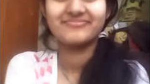 Teen Indian girl pleasures herself in solo video