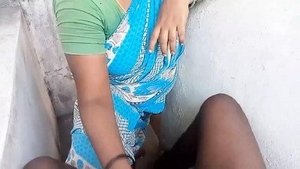 Village aunt from India engages in solo pleasure on 3D surface