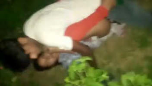 Indian couple enjoys outdoor sex in the village