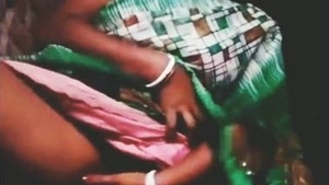 Indian babe pleasures herself with her fingers in a village setting