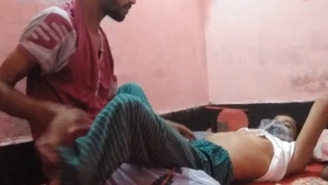 Desi village girl gets naughty in the middle of the night