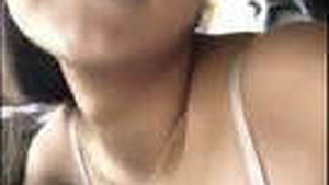 Desi couple engages in sexual activity in the backseat of a car